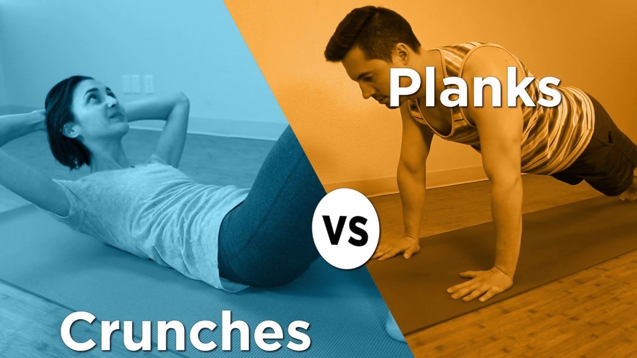 Crunch vs Plank