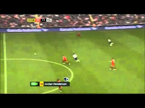 ‪Antonio Valencia insane sprint speed vs Liverpool‬‏