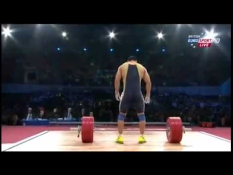 Lu Xiaojun World Record 176kg Snatch